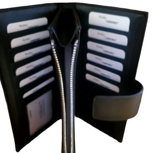 NWT ACCESS DENIED GENUINE LEATHER SECURITY RFID WALLET